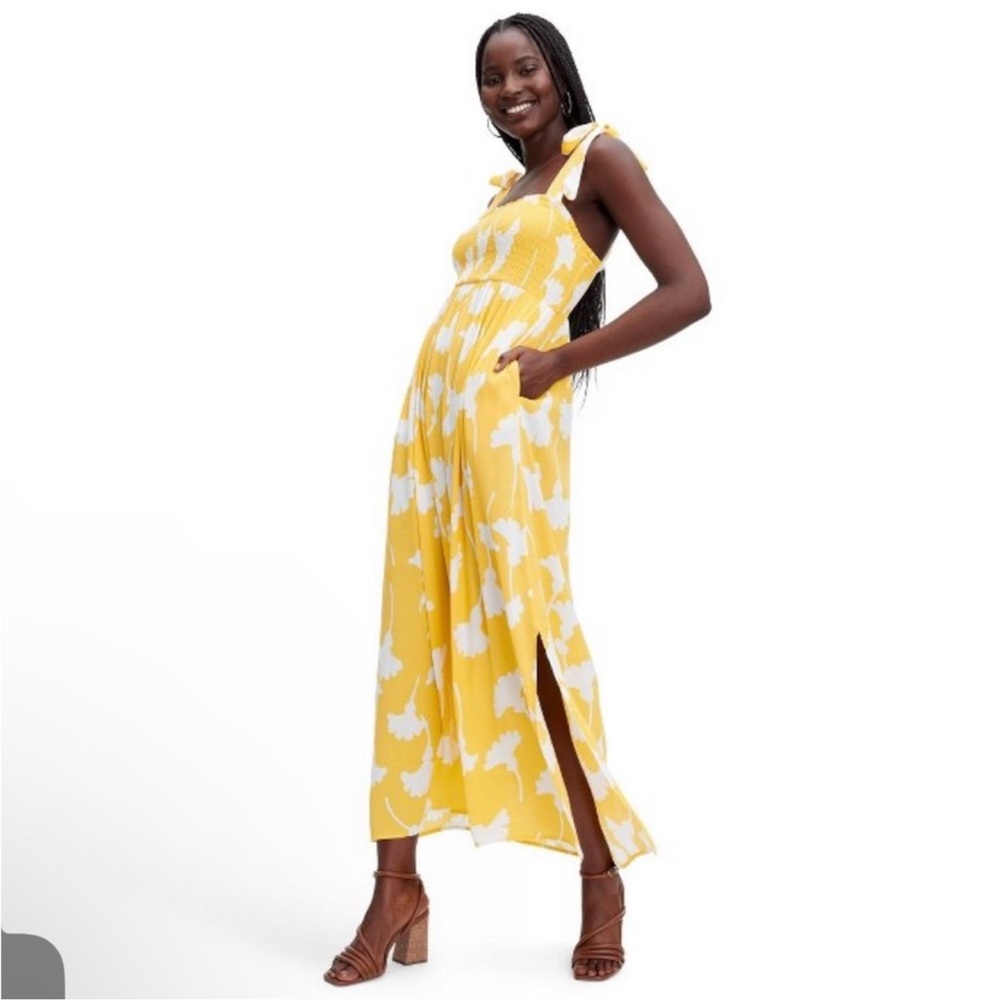 Diane Von Furstenberg Yellow for Target and White Maxi Dress Medium
